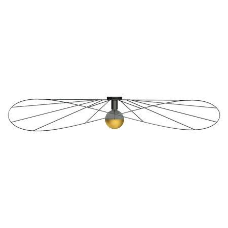 Kinkiet / Plafon ESKOLA 140 czarny TH.015CZ - Thoro