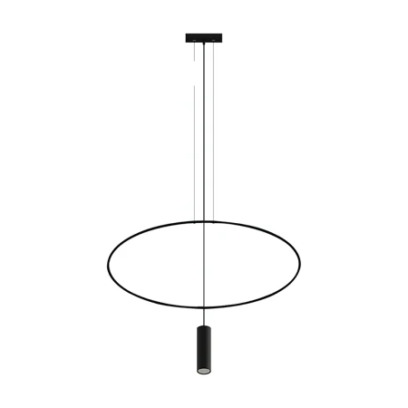 Lampa wisząca HOLAR 1 czarna TH.016CZ - Thoro