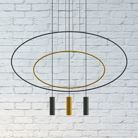 Lampa wisząca HOLAR 1 czarna TH.016CZ - Thoro