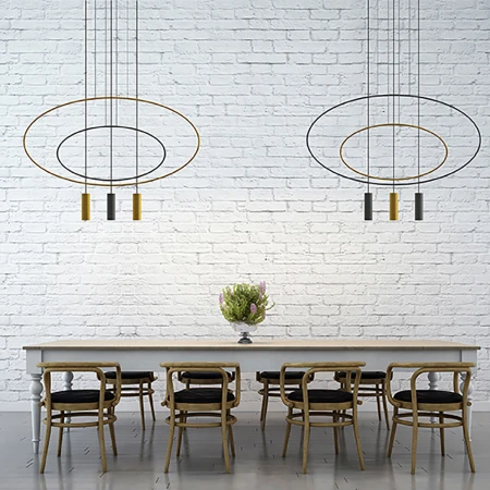 Lampa wisząca HOLAR 1 czarna TH.016CZ - Thoro