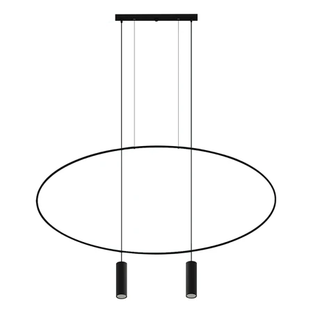 Lampa wisząca HOLAR 2 czarna TH.017CZ - Thoro