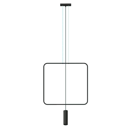Lampa wisząca RANA 1 czarna TH.018CZ - Thoro