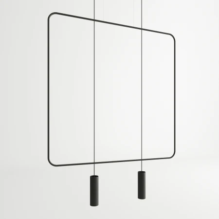 Lampa wisząca RANA 2 czarna TH.019CZ - Thoro