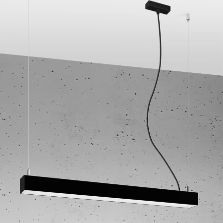 Lampa wisząca PINNE 67 czarna 3000K TH.030 - Thoro