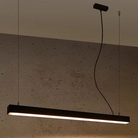 Lampa wisząca PINNE 90 czarna 3000K TH.048 - Thoro
