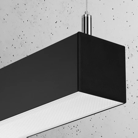 Lampa wisząca PINNE 90 czarna 4000K TH.051 - Thoro