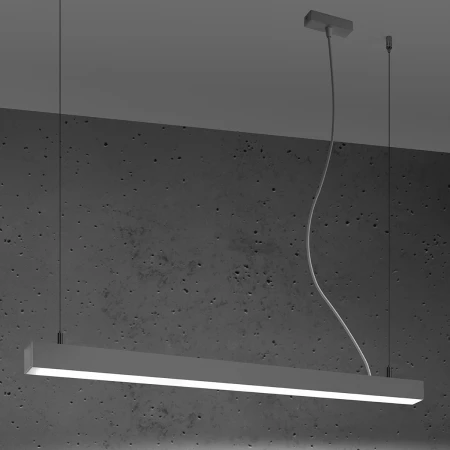 Lampa wisząca PINNE 90 szara 4000K TH.052 - Thoro