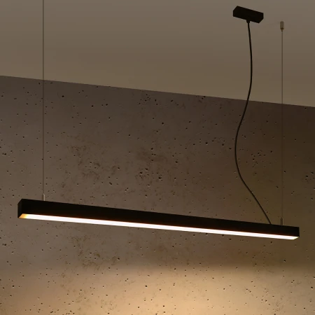 Lampa wisząca PINNE 117 czarna 3000K TH.066 - Thoro
