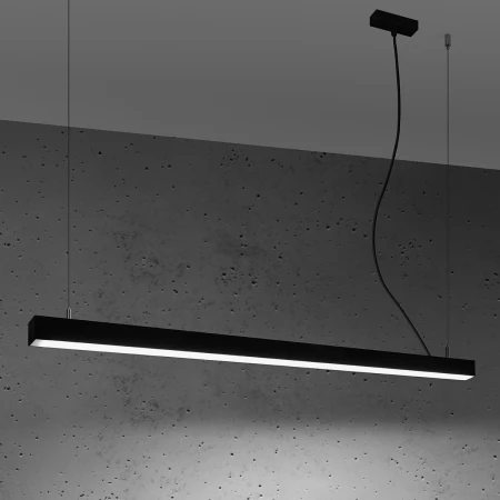 Lampa wisząca PINNE 117 czarna 4000K TH.069 - Thoro