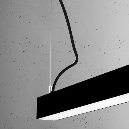 Lampa wisząca PINNE 117 czarna 4000K TH.069 - Thoro