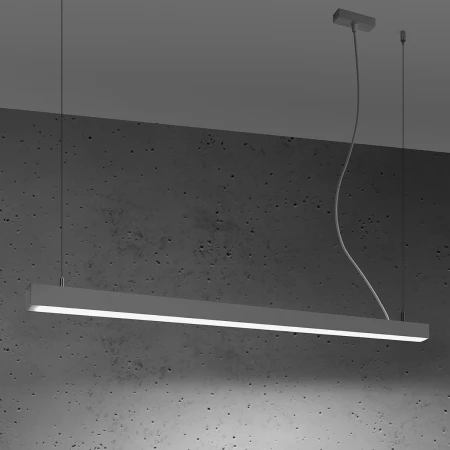 Lampa wisząca PINNE 117 szara 4000K TH.070 - Thoro