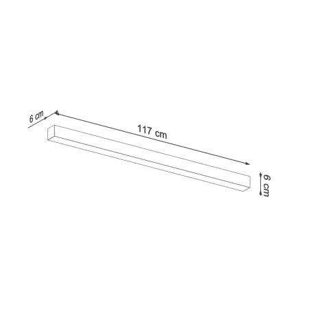 Plafon PINNE 117 biały 3000K TH.077 - Thoro