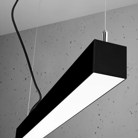 Lampa wisząca PINNE 150 czarna 3000K TH.084 - Thoro