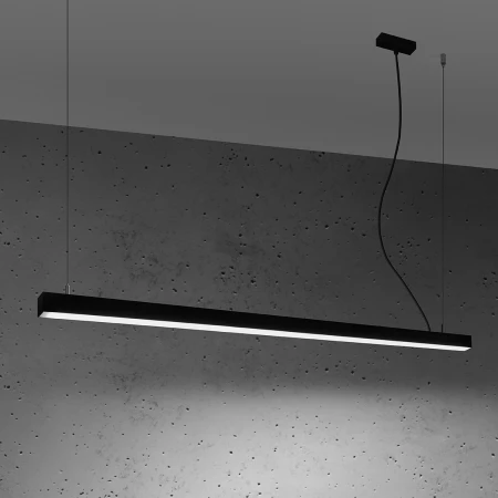 Lampa wisząca PINNE 150 czarna 4000K TH.087 - Thoro