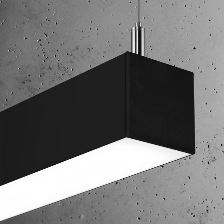 Lampa wisząca PINNE 150 czarna 4000K TH.087 - Thoro