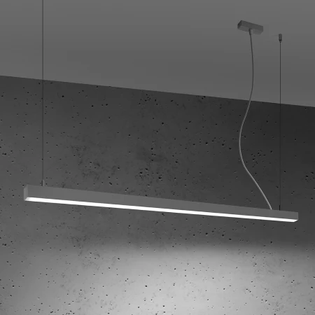 Lampa wisząca PINNE 150 szara 4000K TH.088 - Thoro