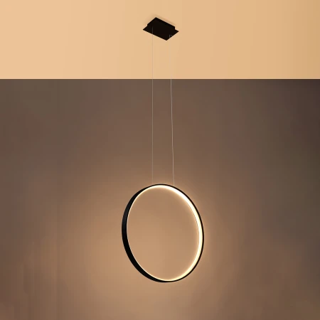 Lampa wisząca RIO 55 czarny LED 3000K TH.114 - Thoro