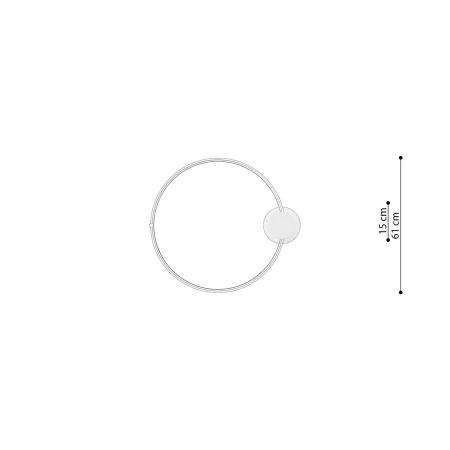 Plafon RIO 55 biały LED 4000K TH.127 - Thoro