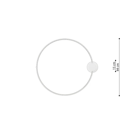 Plafon RIO 78 biały LED 3000K TH.129 - Thoro
