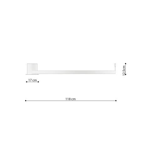 Plafon RIO 110 czarny LED 4000K TH.136 - Thoro