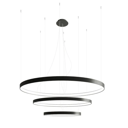 Żyrandol RIO 3 55/78/110 czarny LED 3000K TH.138 - Thoro