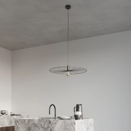 Lampa wisząca SIRKEL 60 czarny TH.146 - Thoro