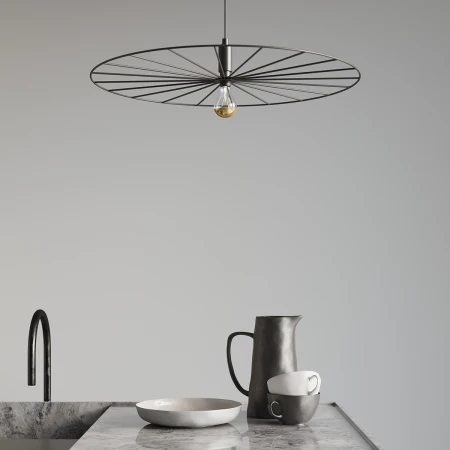 Lampa wisząca SIRKEL 60 czarny TH.146 - Thoro