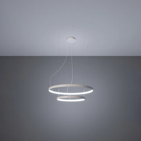 Żyrandol RIO 2 55/78 biały LED 4000K TH.178 - Thoro