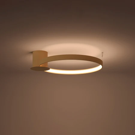 Plafon RIO 55 złoty LED 3000K TH.222 - Thoro