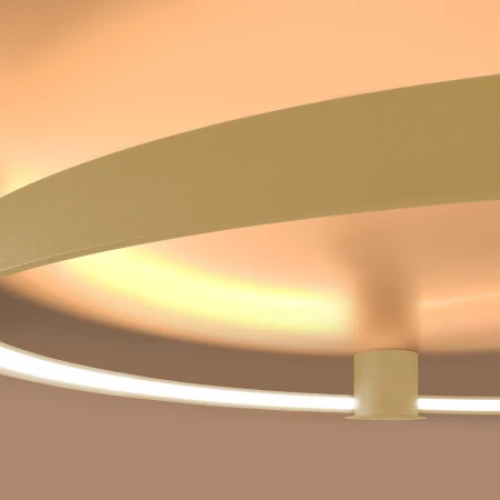 Plafon RIO 55 złoty LED 3000K TH.222 - Thoro