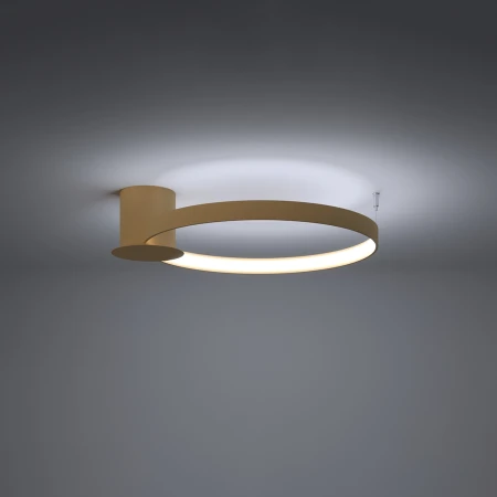 Plafon RIO 55 złoty LED 4000K TH.223 - Thoro