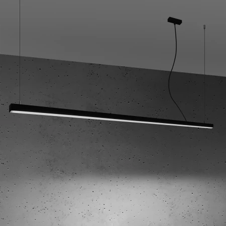 Lampa wisząca PINNE 200 czarna 4000K TH.232 - Thoro