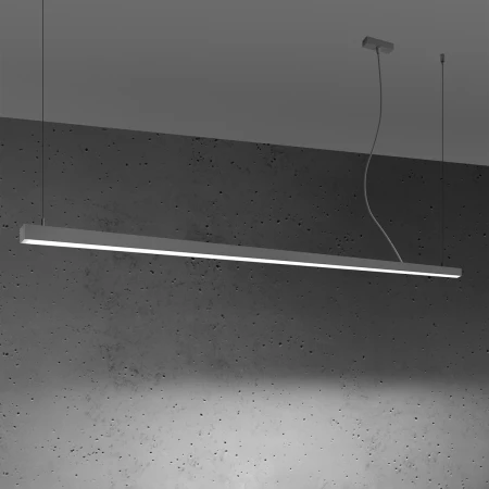 Lampa wisząca PINNE 200 szara 4000K TH.233 - Thoro