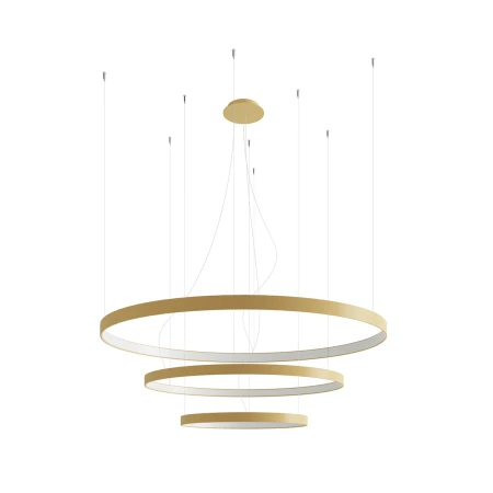Żyrandol RIO 3 55/78/110 złoty LED 4000K TH.269 - Thoro