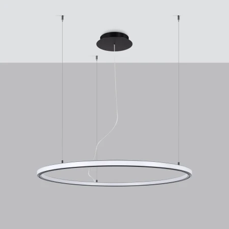 Żyrandol RISA 90 czarny LED 3000K TH.275 - Thoro