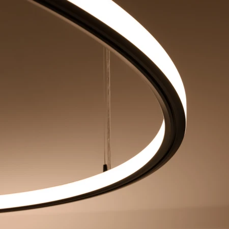 Żyrandol RISA 90 czarny LED 3000K TH.275 - Thoro