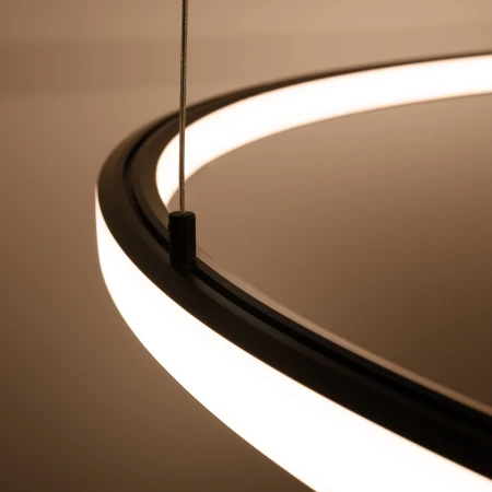 Żyrandol RISA 90 czarny LED 3000K TH.275 - Thoro