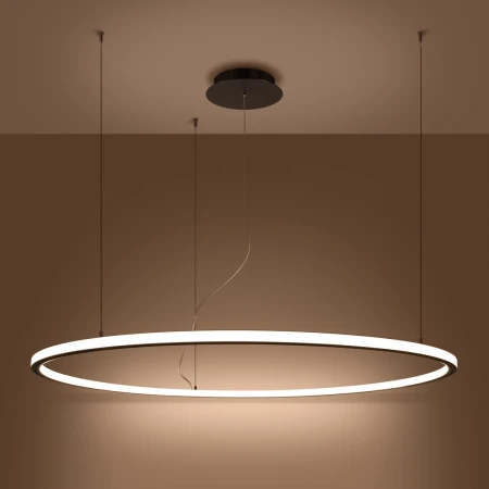 Żyrandol RISA 120 czarny LED 3000K TH.276 - Thoro