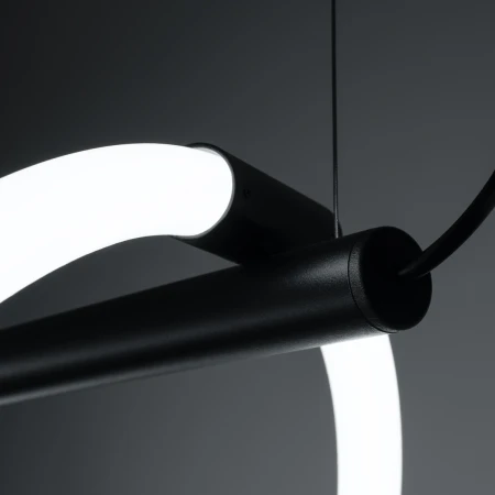Lampa wisząca GALAKSE 84 czarna LED 2700-6500K TH.279 - Thoro