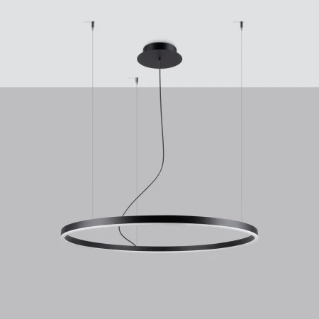 Żyrandol ODA 80 czarny LED 4000K TH.282 - Thoro
