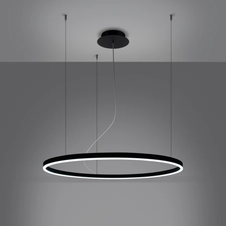 Żyrandol ODA 80 czarny LED 4000K TH.282 - Thoro