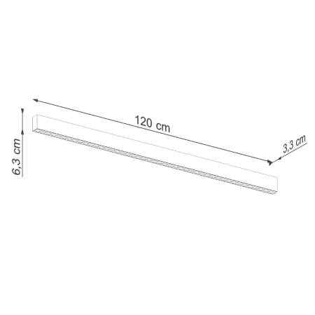 Plafon SOREN czarny LED 4000K TH.284 - Thoro