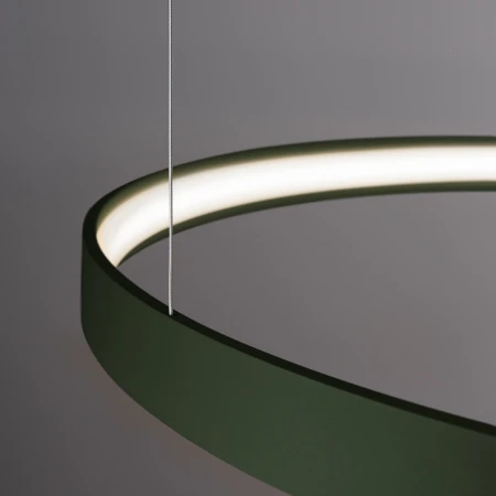 Żyrandol RIO 78 zielona oliwka LED 4000K TH.377 - Thoro