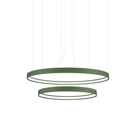 Żyrandol RIO 2 55/78 zielona oliwka LED 3000K TH.379 - Thoro
