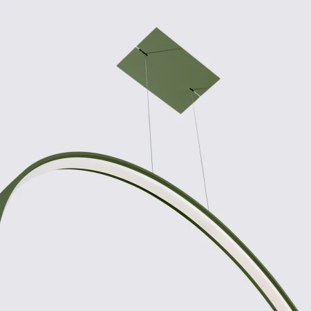 Lampa wisząca RIO 78 zielona oliwka LED 4000K TH.387 - Thoro