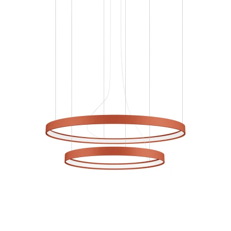Żyrandol RIO 2 55/78 ochra czerwona LED 4000K TH.403 - Thoro