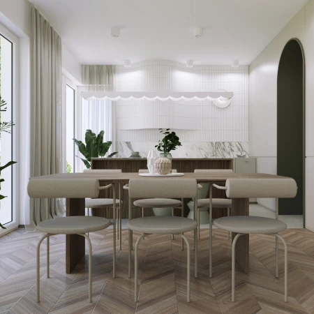 Lampa wisząca BISCUIT beżowa LED 3000K TH.534 - Thoro