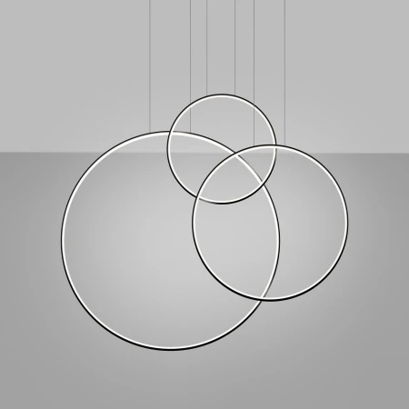 Lampa wisząca RIO 3 55/78/110 czarna LED 4000K TH.541 - Thoro