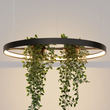 Żyrandol RIO BIO 78 czarny LED 3000K TH.551 - Thoro
