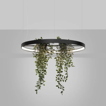 Żyrandol RIO BIO 78 czarny LED 4000K TH.552 - Thoro